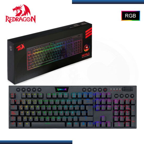 Teclado HORUS FS Wireless Spanish K618-RGB-SP RED SWITCH
