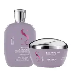 ALFAPARF MILANO - ALFAPARF SEMI DI LINO Smoothing Dúo Shampoo 250 ml + Mask 200 ml