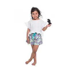 NATA COTON - FALDA SHORT FLOREADO