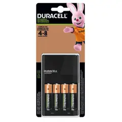 DURACELL - PILAS RECARGABLES AAX4 DE 2500 mAh + CARGADOR