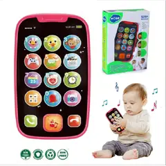 GENERICO - MI PRIMER CELULAR SMART JUGUETE BEBE HOLA FUCSIA