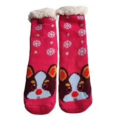 OEM - MEDIAS MUJER INTERIOR CARNERO ANTIDESLIZANTE INVIERNO VIAJE