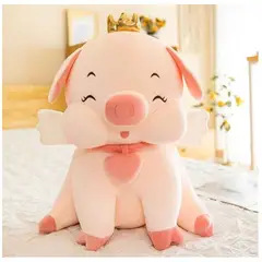 GENERICO - Peluche Chanchito Enamorado Cerdito Kawai 35 Cm