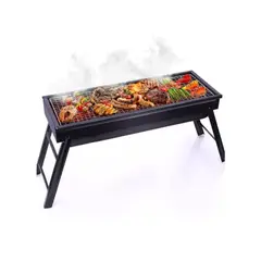 LH ELECTRONIC - Parrilla a Carbón Plegable Portátil Picnic Jardín Terraza