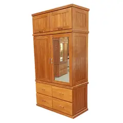 GENERICO - ROPERO 120 CM DE ANCHO,MADERA TORNILLO,MODELO DERAN