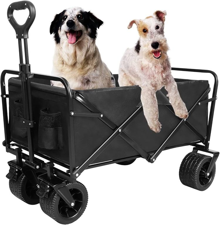 Carrito de Carga Plegable Todo Terreno Multiusos Con Asa