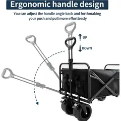 GENERICO - Carrito Carro de Carga Plegable LLanton XL Guiador