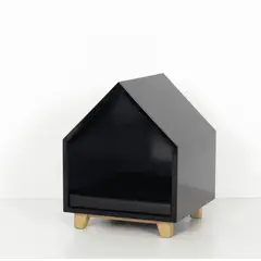 NACION MUEBLES - CASA CAMA PARA MASCOTAS ROGER COLOR NEGRO NM
