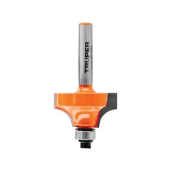 TRUPER - Fresa 1 1/8" Redondeadora con Rodaje para Madera 102725