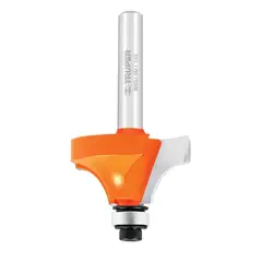 TRUPER - Fresa 1 1/4" Redondeadora con Rodaje para Madera 11473
