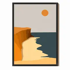 ALOP - Cuadro con Marco Negro Paracas 90x70
