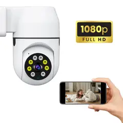 GENERICO - FOCO CÁMARA DE SEGURIDAD WIFI REMOTO PTZ 1080P