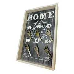 GENERICO - Colgador de Llaves Pared Negro Vintage