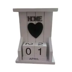 GENERICO - Calendario de Mesa Blanco Vintage