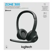 LOGITECH - Audifono Zone 300 Wireless negro