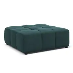GENERICO - Puff Cuadrado Terciopelo Dylan Verde Decoban Hogar