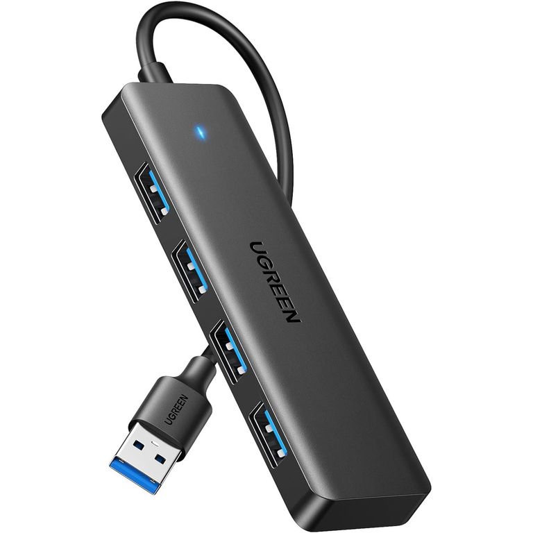 Hub de 4 Puertos USB 3.0 Ugreen Adaptador 5Gbps Portable CM219 - 25851