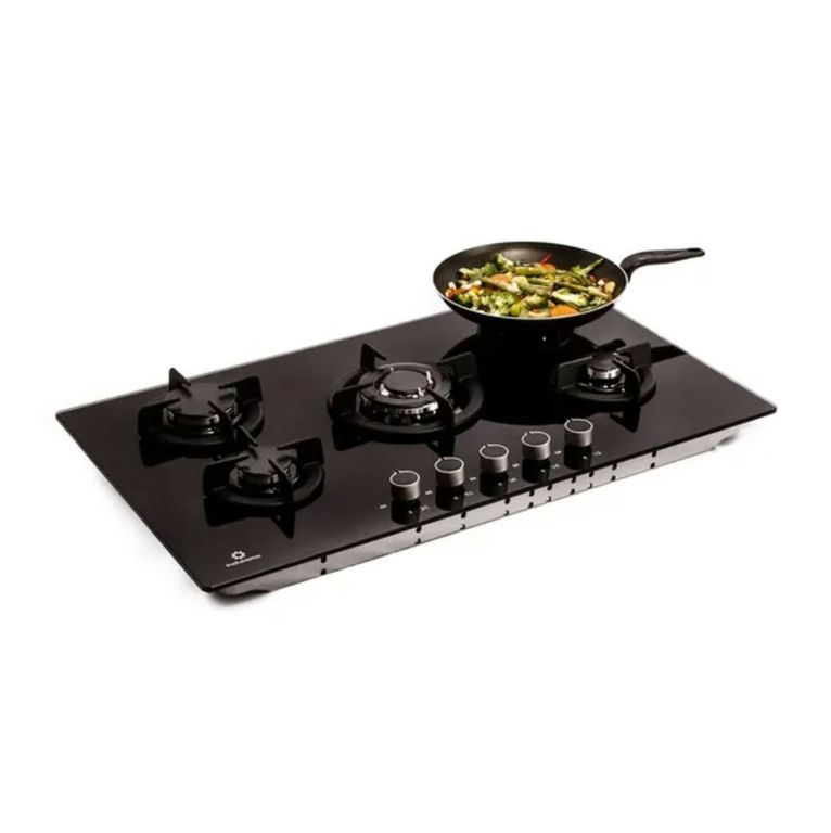 ENCIMERA EGI-905VDNEG 5 QUEMADORES A GAS 90CM