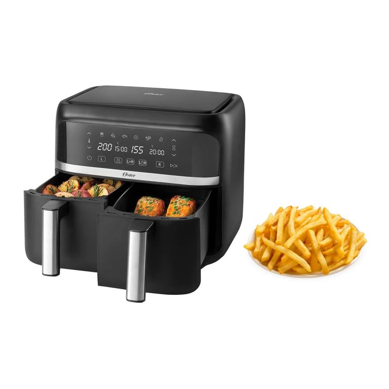 Freidora de Aire Oster® Dual 76L CKSTAF7MCDDF