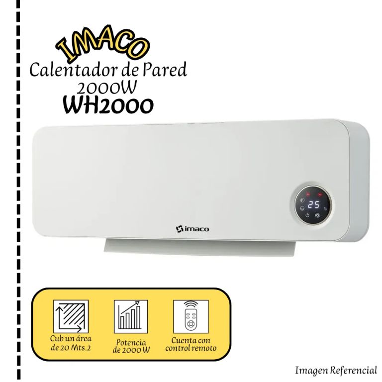 Calentador de Pared Con Control WH2000