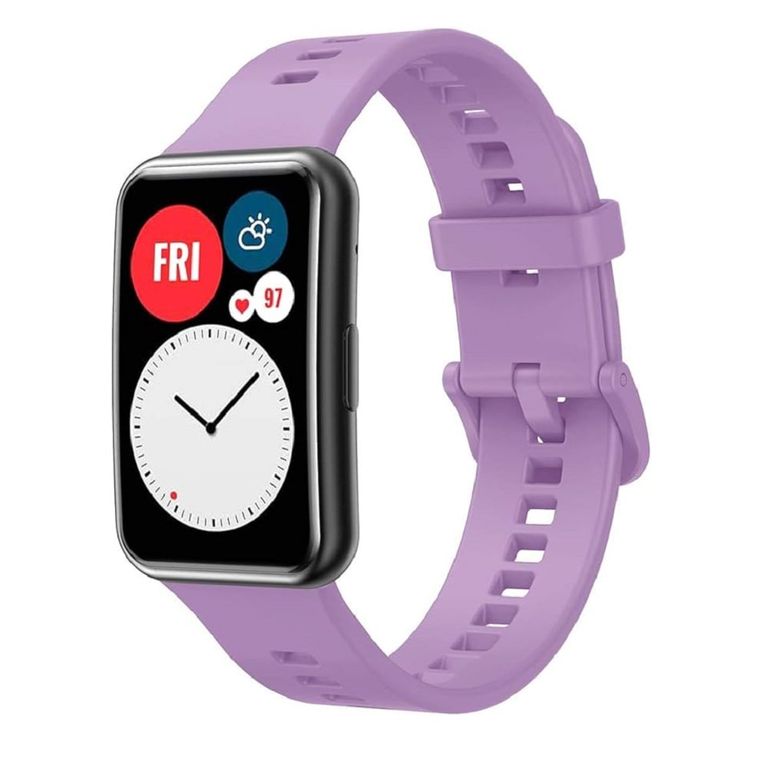 CORREA SILICONA PARA HUAWEI WATCH FIT - LILA