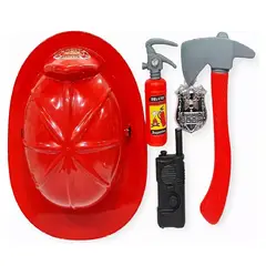 GENERICO - Kit Herramientas de Juguete Bombero para Niiños 5 piezas