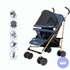 BABY HAPPY - Coche Bastón Deportivo Vero Azul