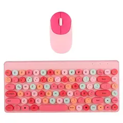 SEISA - Juego teclado y mouse con 86 Teclas Ergonómico 1200DPI DN-C600