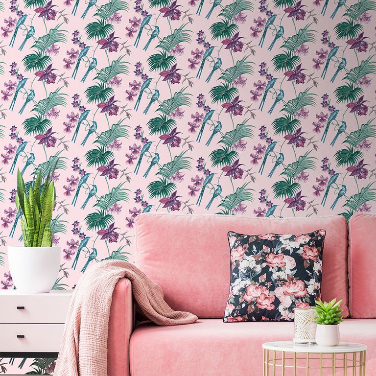 Papel Tapiz Fashionista Utopia 052X10 Mts Pink