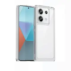 SPACE - Case Transparente Para Xiaomi Note 13 5G + Mica de Vidrio