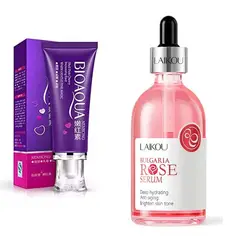 BIOAQUA - PACK CREMA DESPIGMENTANTE Y SERUM BULGARIA ROSE LAIKOU