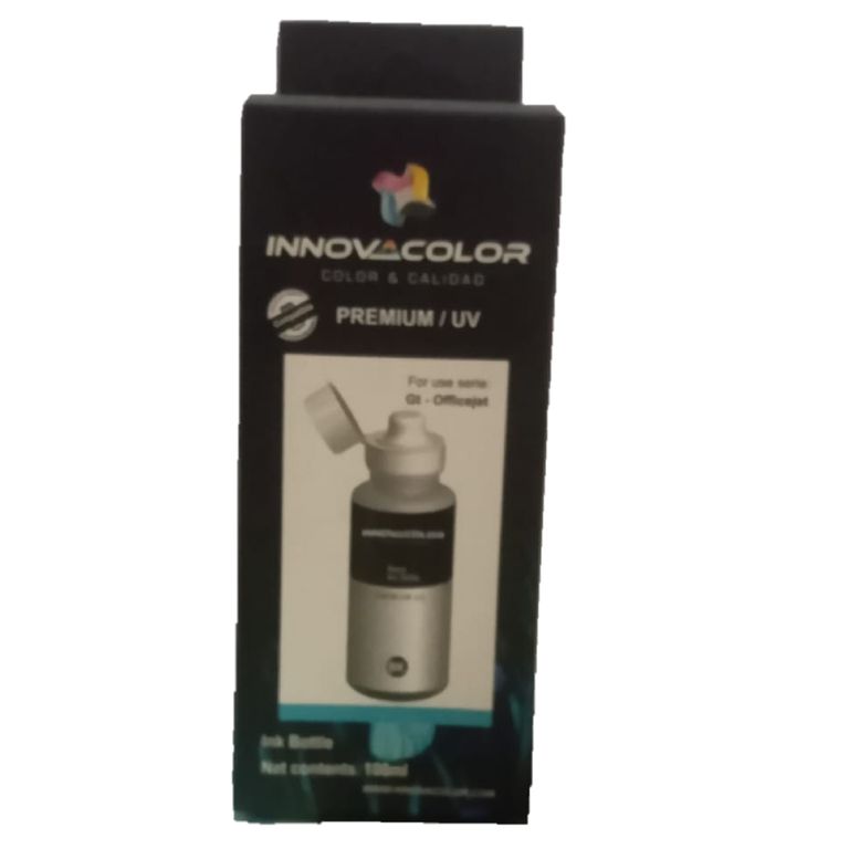 Tinta Negro uv 100 ML compatible para impresoras HP GT y OfficeJet