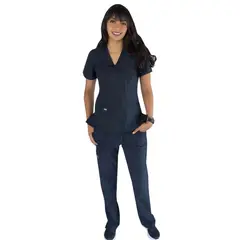TWELVE - - conjunto médico scrub Chloe - azul marino