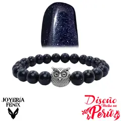 JOYERIA FENIX - Pulsera Piedra Natural Búho - Joyería Fénix