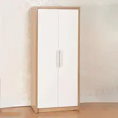 VENTITAS HOME - Ropero Aura Color Rovere y Blanco