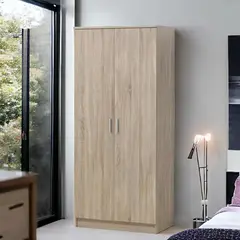 VENTITAS HOME - Ropero Minimalista Cassandra Color Rovere