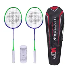 WINSTAR - RAQUETAS BÁDMINTON DE ALUMINIO W10 VERDE
