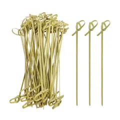 GENERICO - Picks /Palillos para decoracion de Bamboo – Pack 100 und