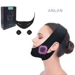 ANLAN - Faja Facial Mentonera Masajeador EMS control Papada Doble Mentón