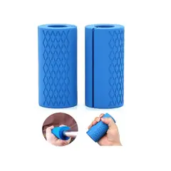 WINNER - Bomber Grip Agarre Empuñadura Para Barra Mancuernas Azul