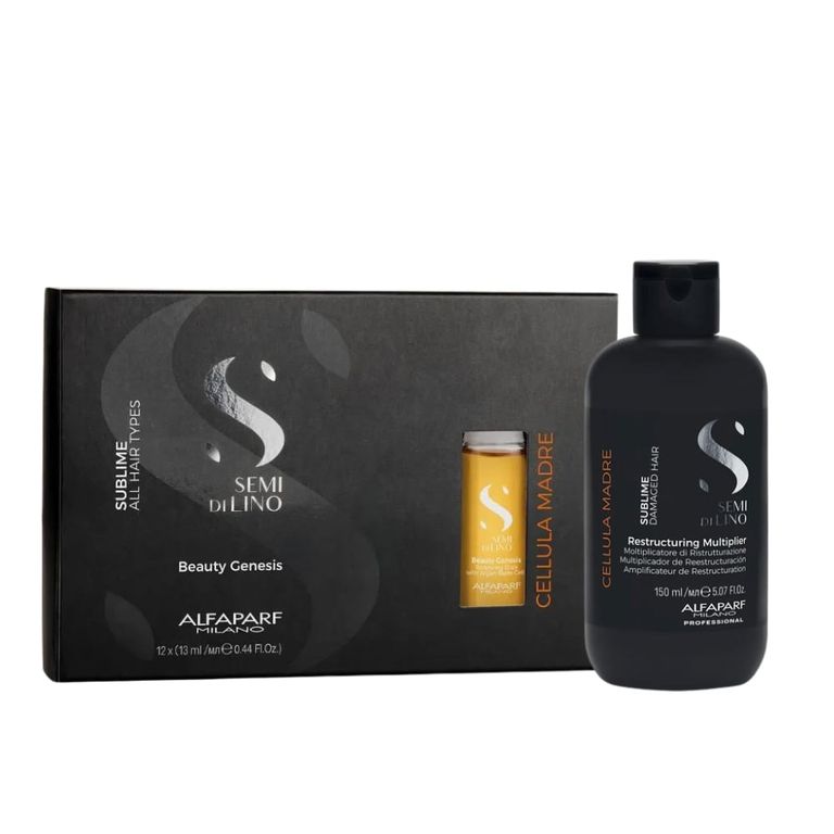 ALFAPARF SUBLIME CELLULA MADRE Ampollas 12und x 13ml + Restructuring Multiplier 150 ml