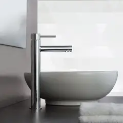 VAINSA - Monocomando para lavatorio alta Lever hecho en bronce