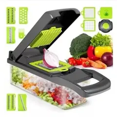 GENERICO - Rallador Picador Cortador Multifuncional de Frutas y Verduras
