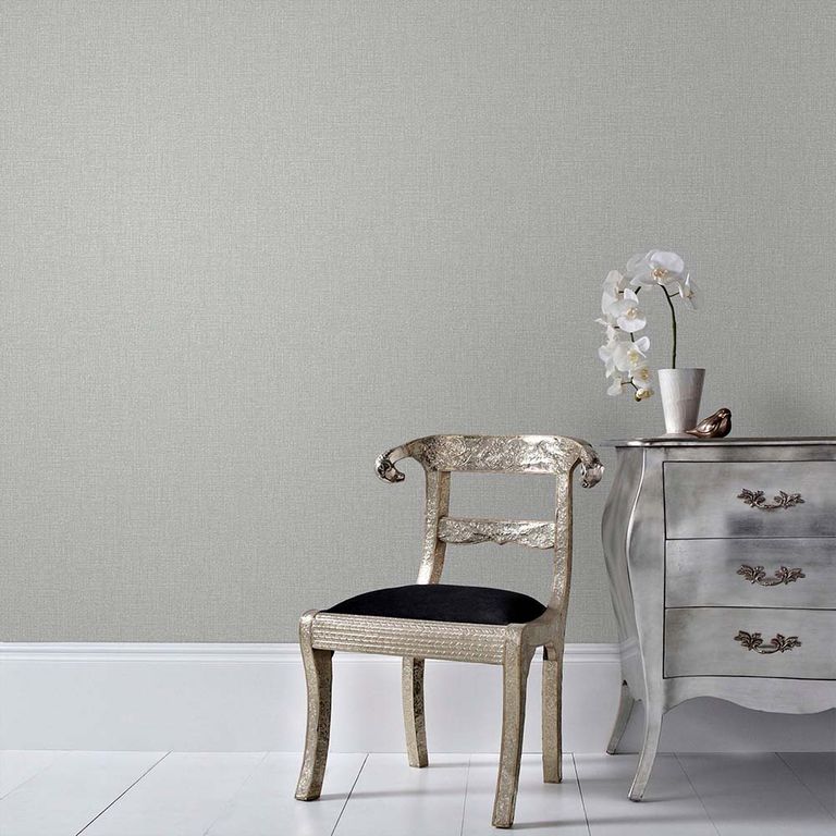 Papel Tapiz Opulence Chenille 052X10 Mts Silver