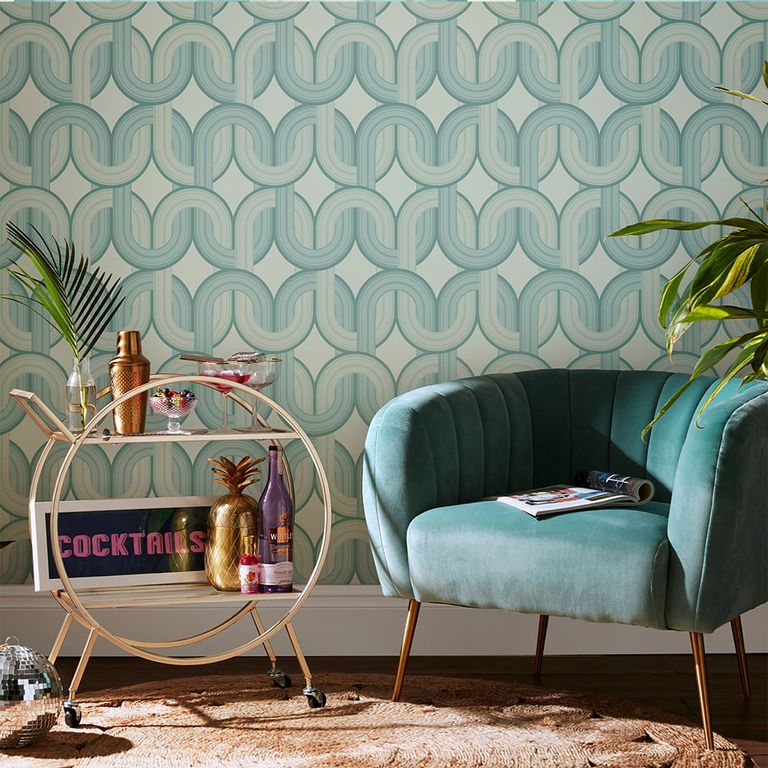 Papel Tapiz Envy In The Loop 052X10 Mts Blue Horizon