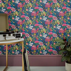 MULTITOP - Papel Tapiz Envy Paradiso 052X10 Mts Deep Navy
