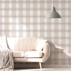 MULTITOP - Papel Tapiz Fresca Iona Check 052X10 Mts Pink