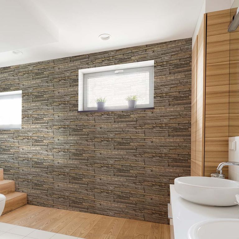 Papel Tapiz Oasis Ledgestone 052X10 Mts Grey