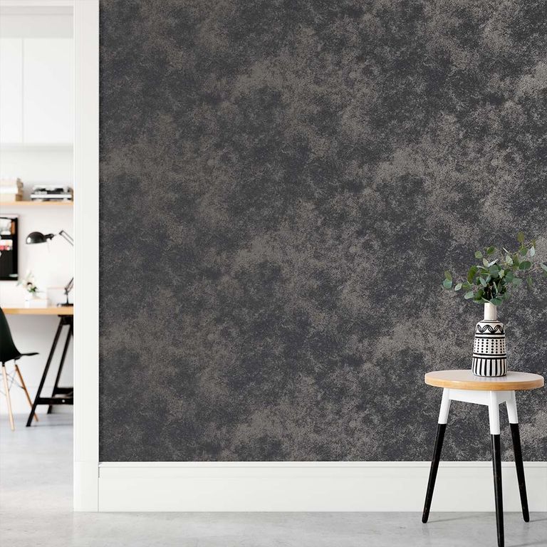 Papel Tapiz Opulence Gilded Concrete 052X10 Mts Onyx