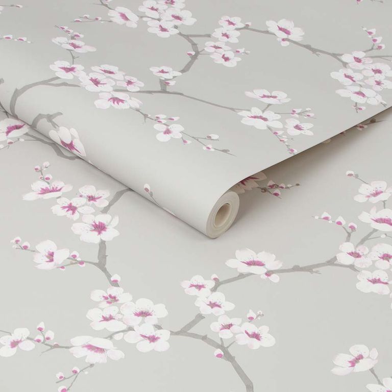 Papel Tapiz Fresca Apple Blossom 052X10 Mts Grey
